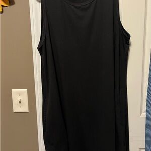Black Sleeveless Casual Dress